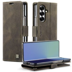 AUTSPACE Samsung Galaxy Z Fold8 Ultra Plånboksfodral med RFID-skydd - Kaffebrun