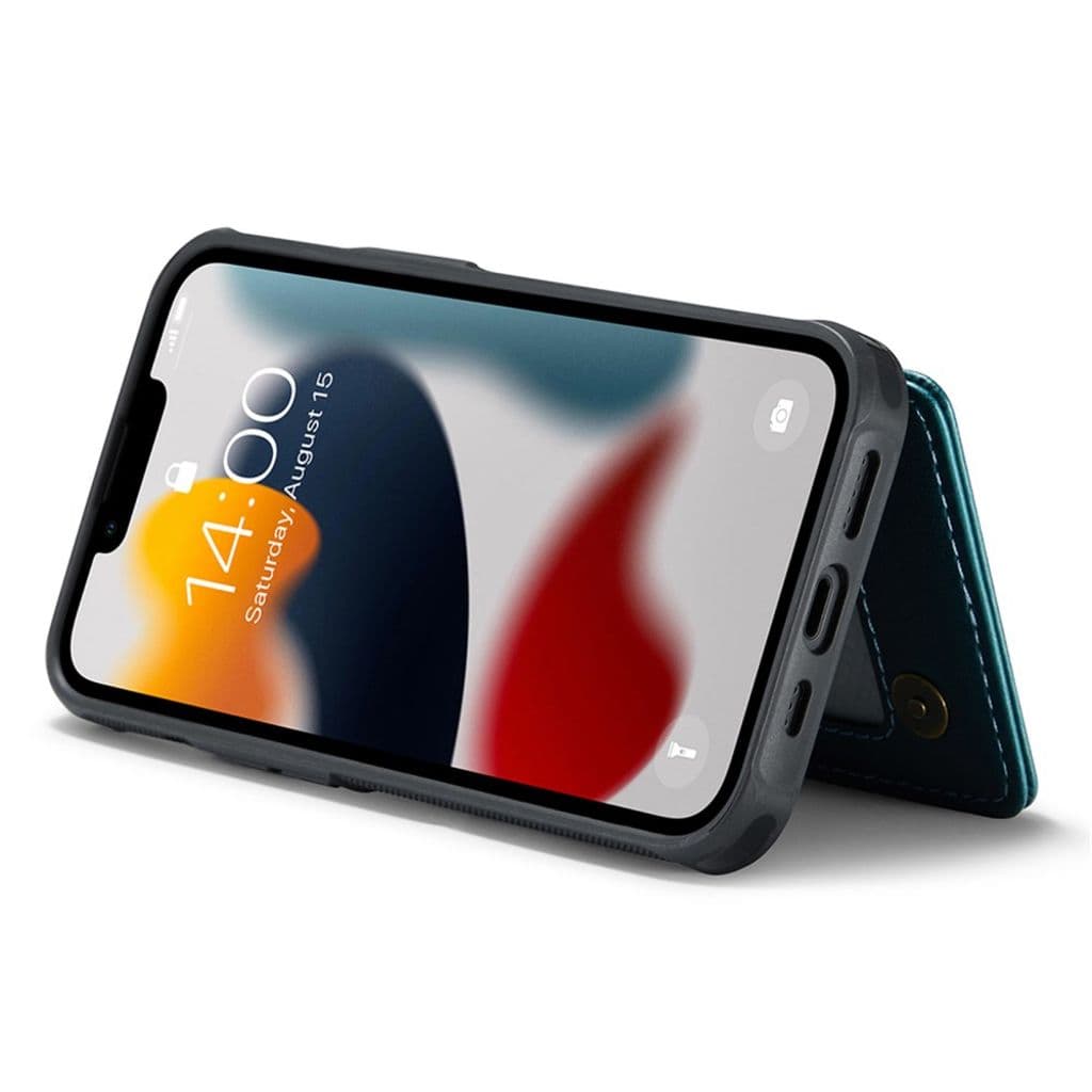 iPhone 13 Plånboksskal CASEME C22 RFID-blockerande - Grön - Bild 5