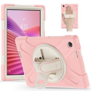 Lenovo Tab 10.1 (2025)/Zhaoyang K10C Skal med ställ och handrem - Rosa