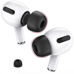 AHASTYLE Öronkuddar till Apple AirPods Pro/Pro 2, Storlek S - Svart