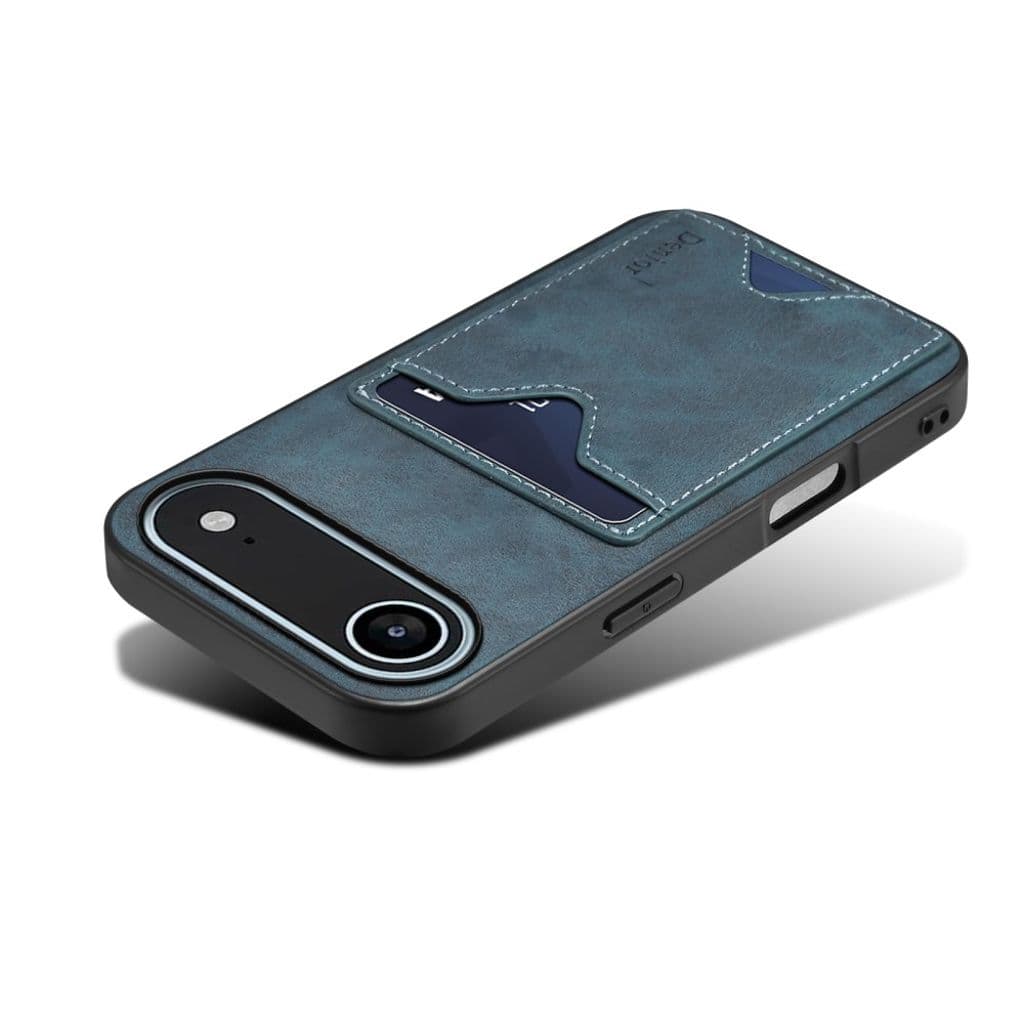 DENIOR iPhone Air Skal med stativ - Blå - Bild 5