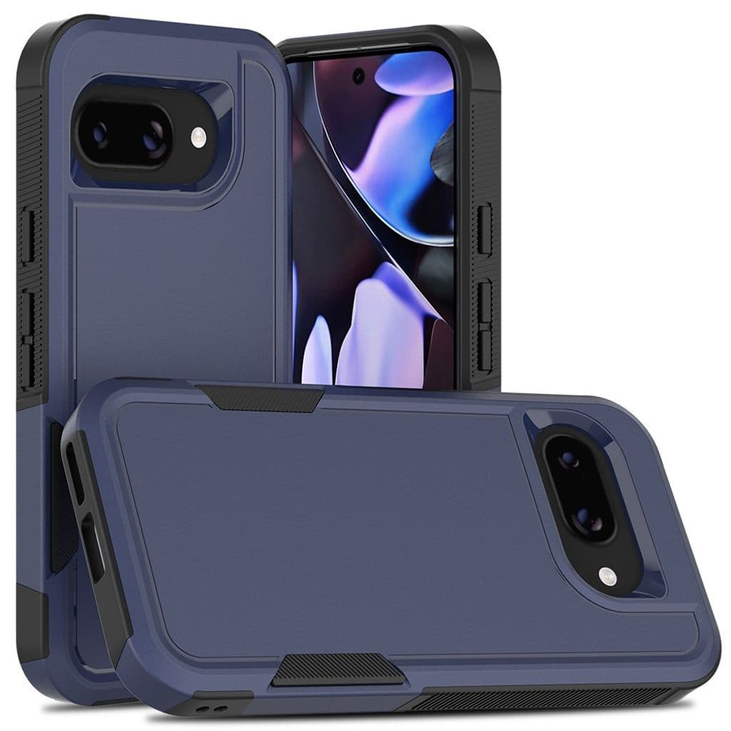 Google Pixel 9a Stötsäkert Skal - Mörkblå