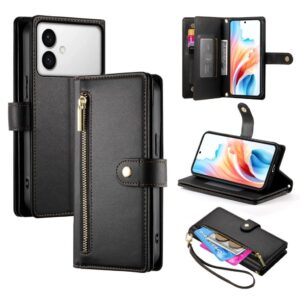 Samsung Galaxy S26 Edge Plånboksfodral med avtagbara remmar - Svart