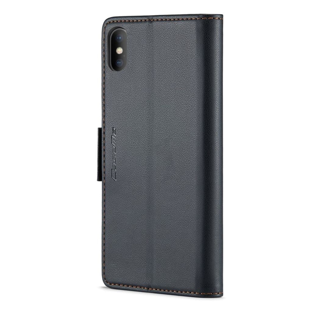 CASEME iPhone XS Max Plånboksfodral RFID-blockerande 3 Kortfack – Svart - Bild 16