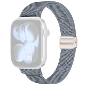 Apple Watch 42/41/40/38mm Nylon Armband - Blågrå