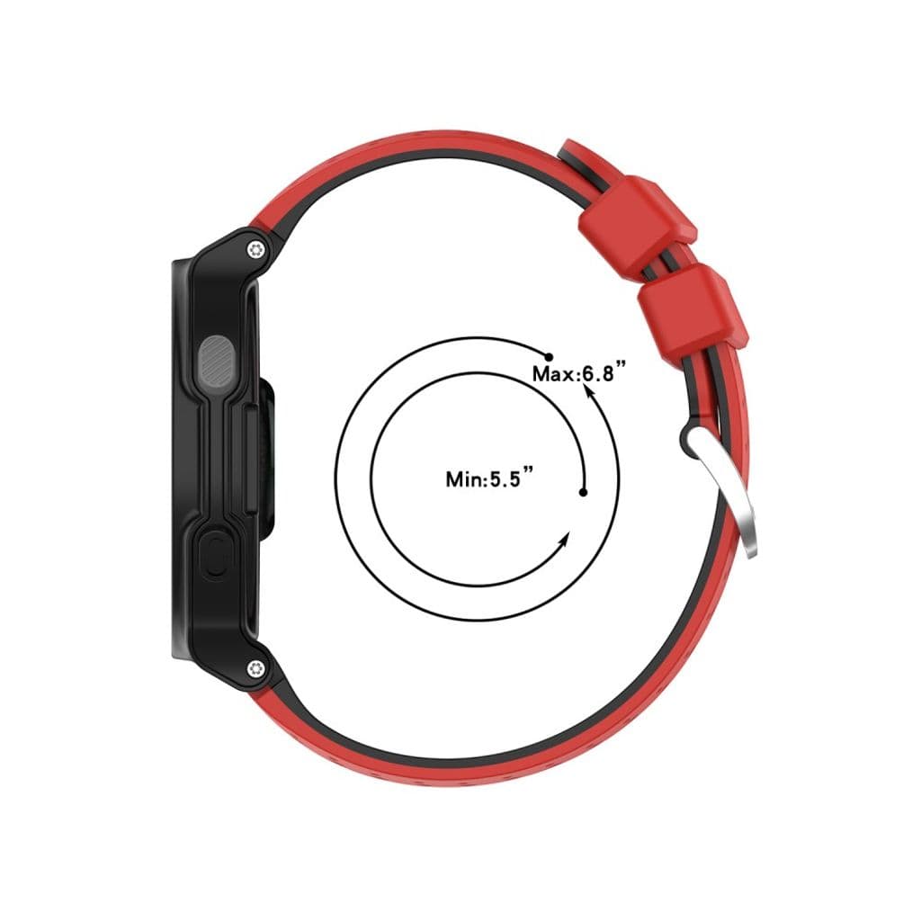 Garmin Forerunner 735XT/620/630/220/230/238 Tvåfärgat Klockarmband - Grön/Svart - Bild 7