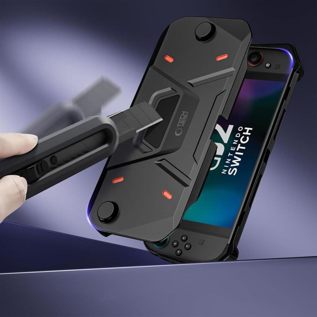 Tech-Protect Carbonox skal till Nintendo Switch 2 - Svart - Bild 12