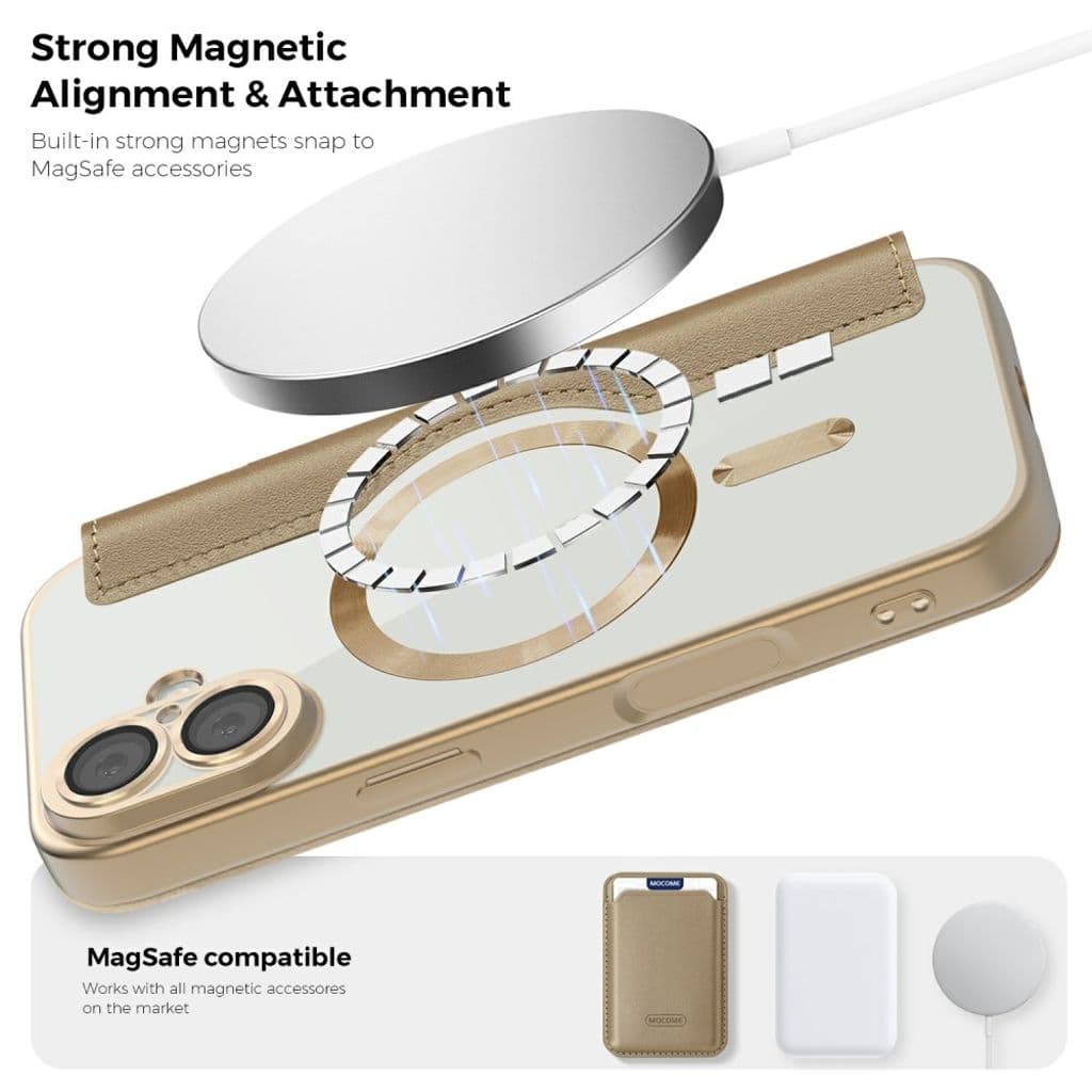 iPhone 17 Fodral med MagSafe - Guld - Bild 7