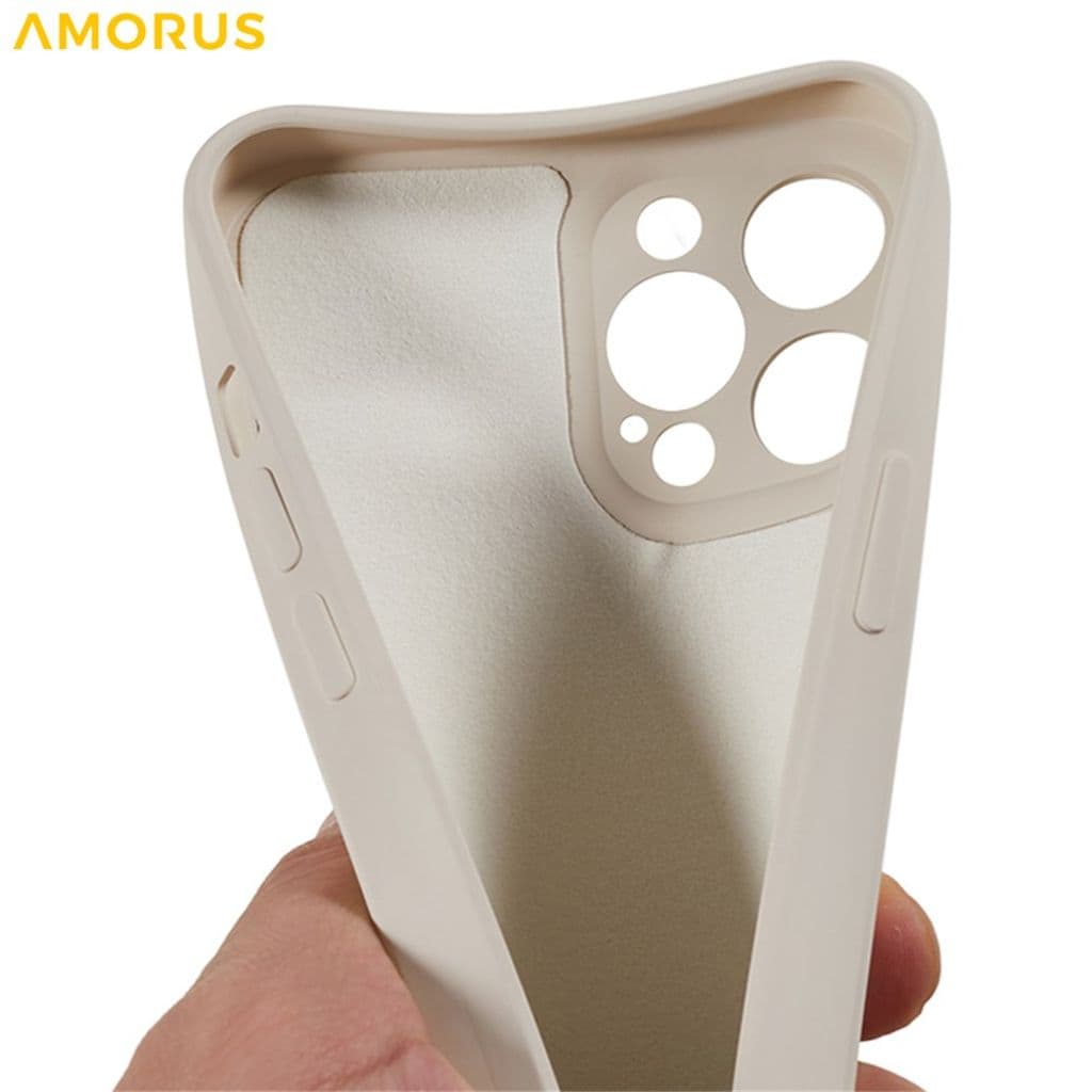 AMORUS iPhone 12 Pro Max TPU Skal - Vit - Bild 8