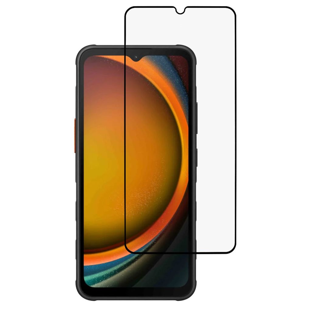 Samsung Galaxy XCover7 / XCover7 Pro skärmskydd i aluminium-silikon glas – Transparent