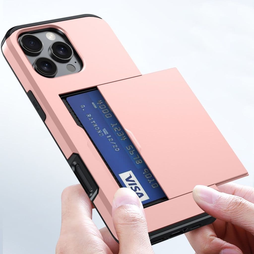 iPhone 16 Pro Skal med kortplats - Roséguld - Bild 6