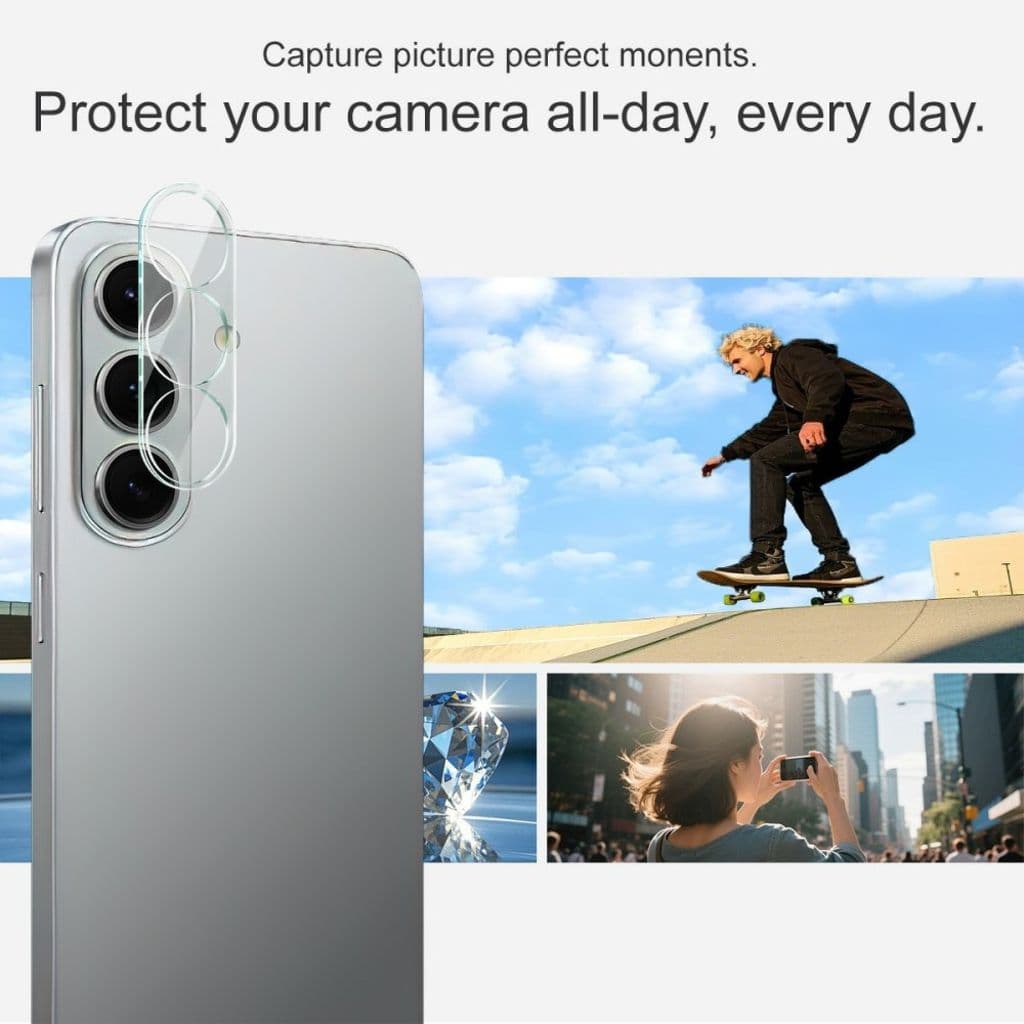 IMAK Samsung Galaxy S26 Plus Kamera Linsskydd Härdat Glas Akryl - Bild 5