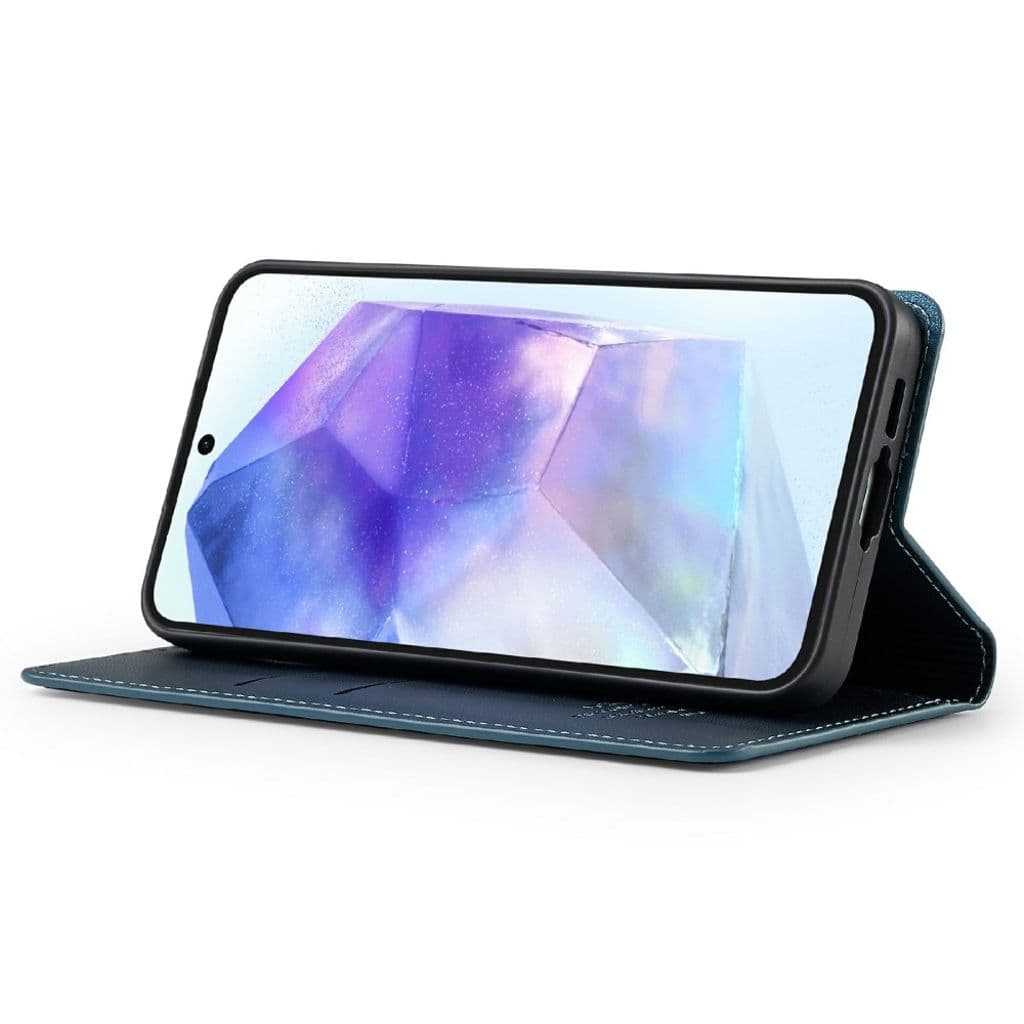 LC.IMEEKE Samsung Galaxy S25 Plånboksfodral - Blå - Bild 3