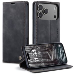 CASEME iPhone 17 Pro Max Plånboksfodral med Kortfack - Svart