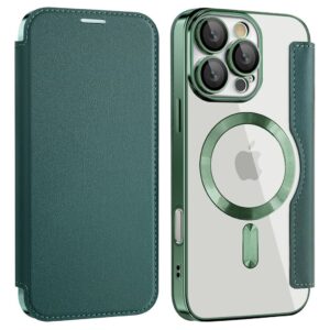 Taltech iPhone 16 Pro Max Plånboksfodral - Mörkgrön