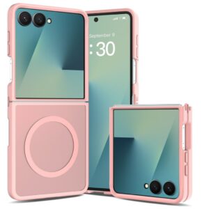 Samsung Galaxy Z Flip8 Skal MagSafe Akrylbaksida - Rosa