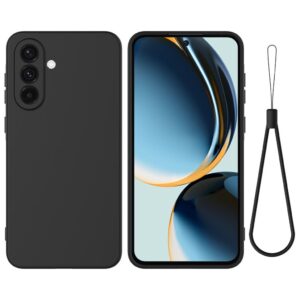 Samsung Galaxy S26 Plus Silikon Skal med handrem - Svart
