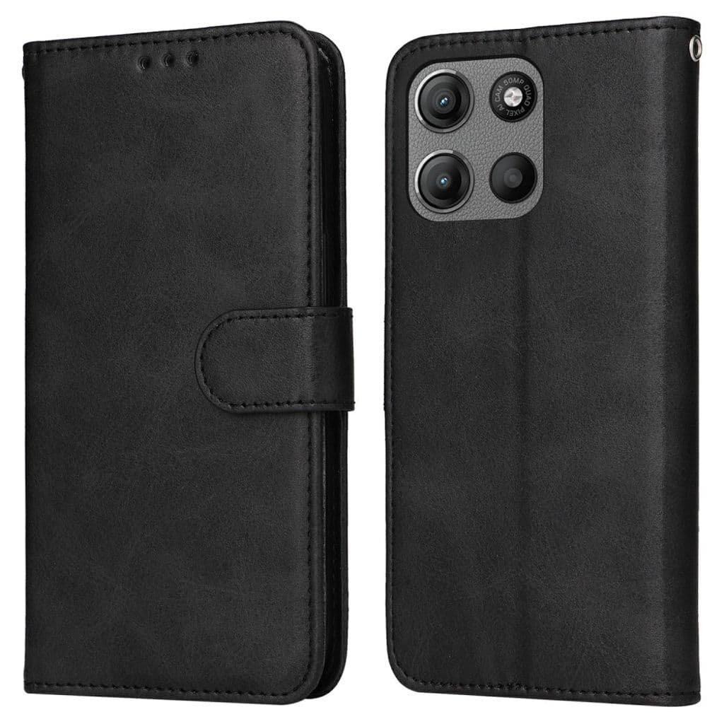 Motorola Moto G15 4G / G15 Power 4G Fodral med Kortfack - Svart