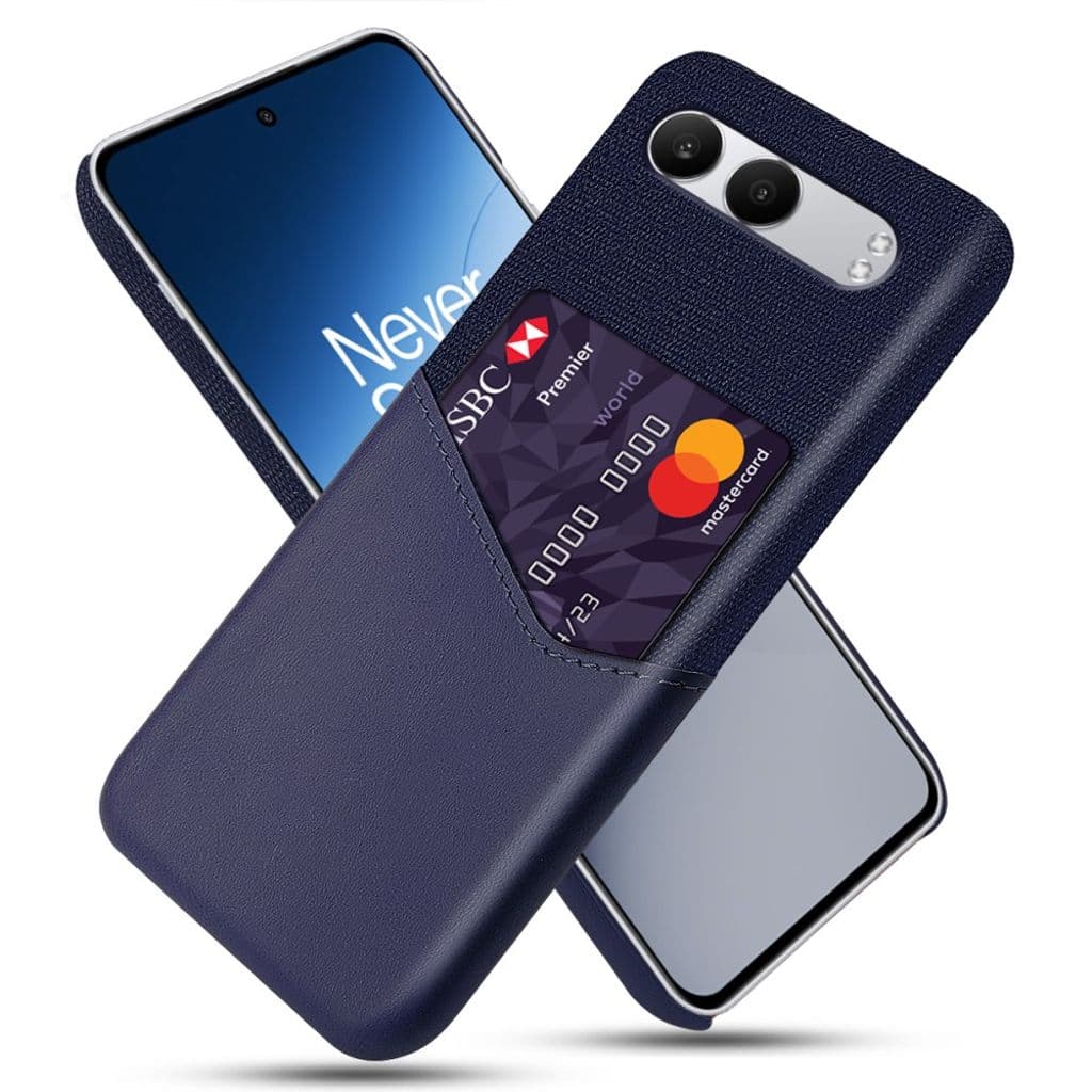 OnePlus Nord 4 skal med kortfack - Blå