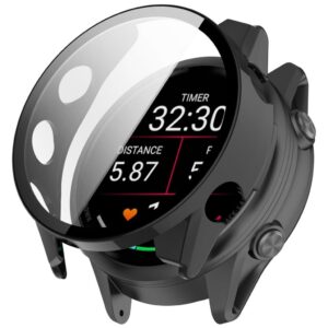 Garmin Forerunner 570 47mm Skal med skärmskydd i härdat glas - Svart