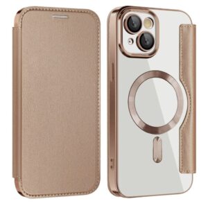 AMORUS iPhone 15 Fodral med MagSafe - Guld