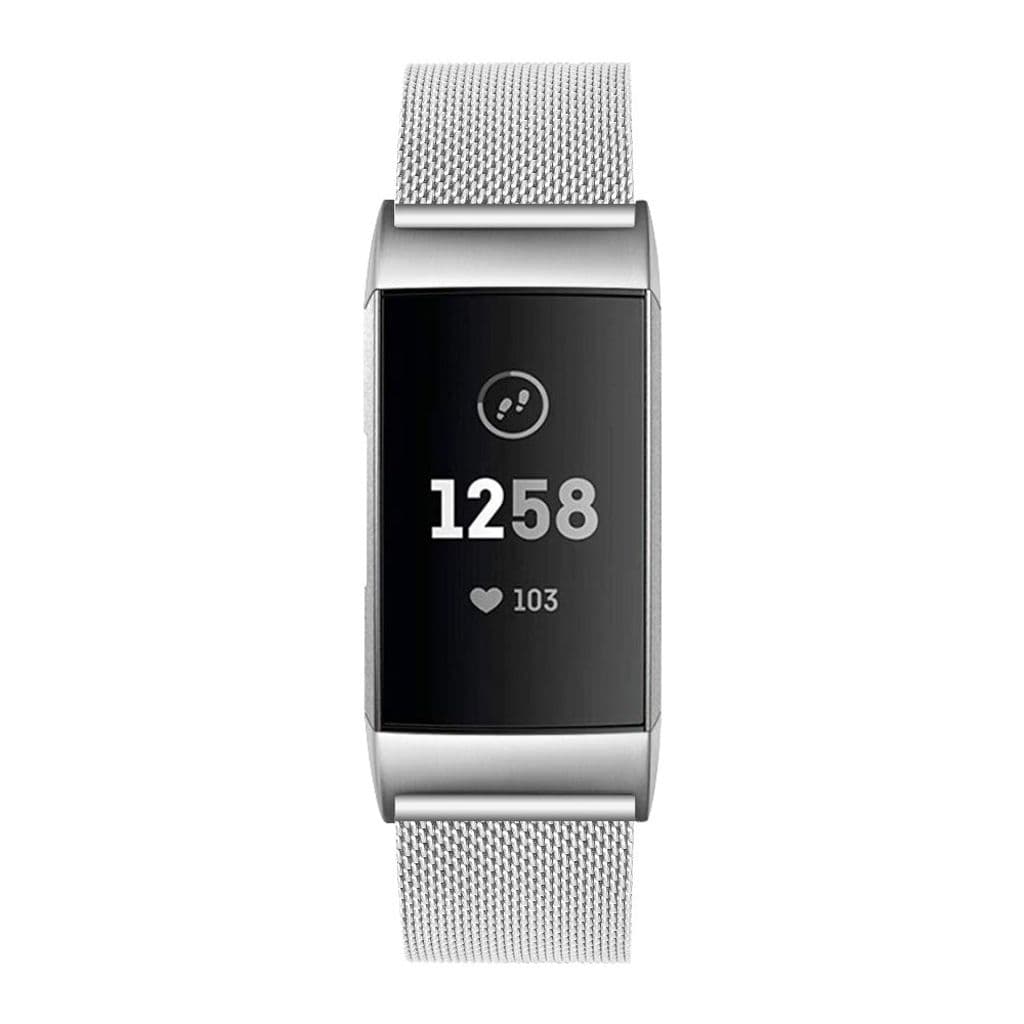 Fitbit Charge 6/5 Klockarmband i rostfritt stål - Silver - Bild 3