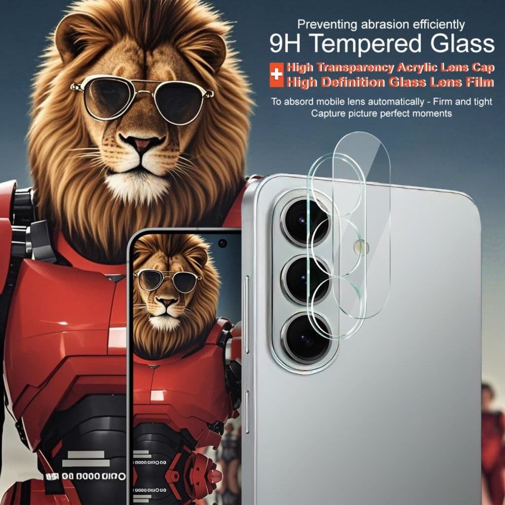 IMAK Samsung Galaxy S26 Plus Kamera Linsskydd Härdat Glas Akryl - Bild 3