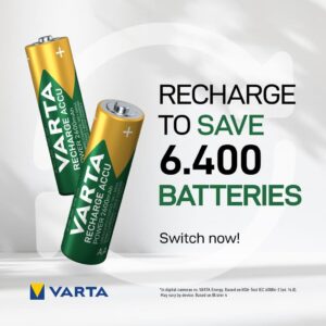 VARTA Recharge Accu Power AA-batteri 2600 mAh, 4-pack