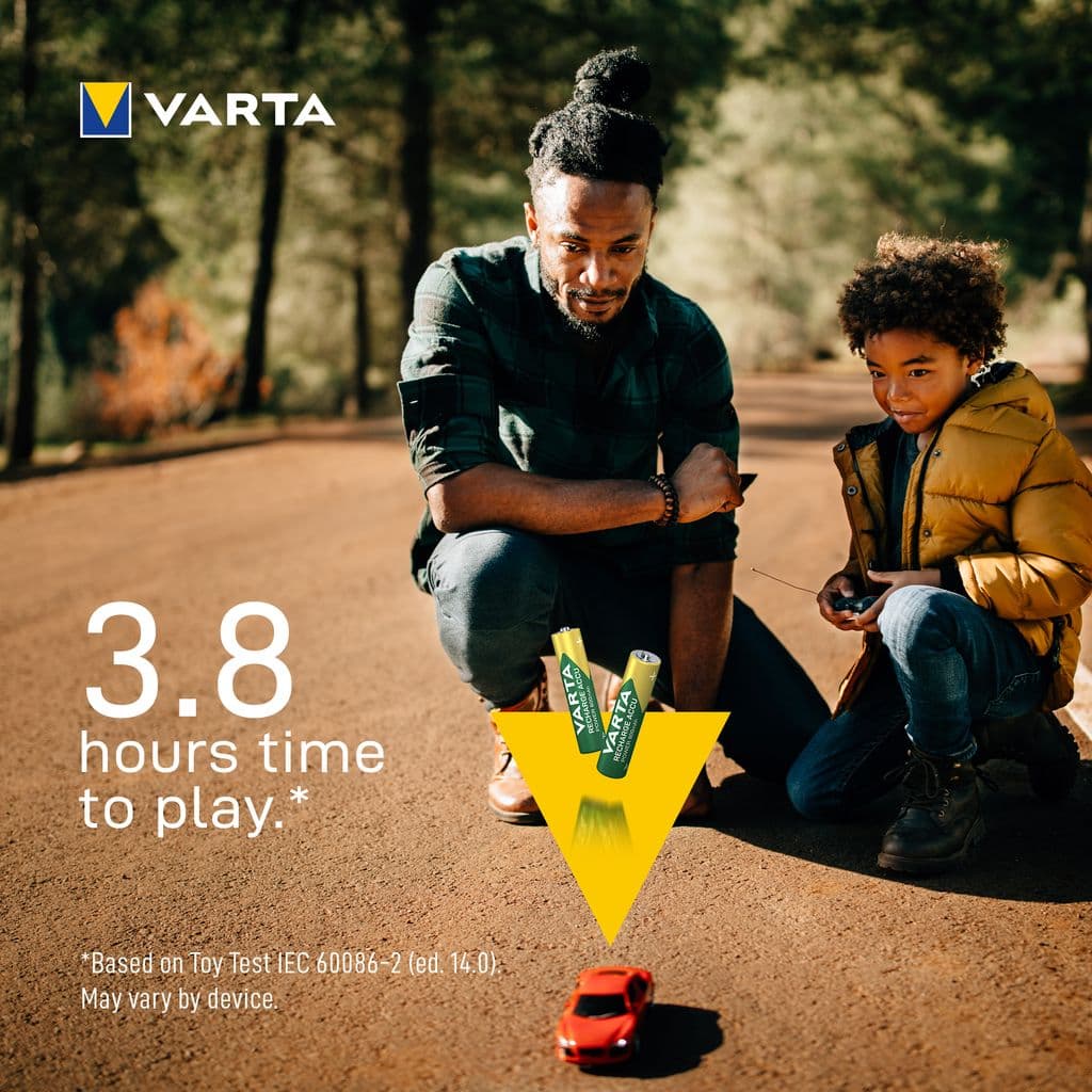 VARTA Recharge Accu Power AAA-batteri 800 mAh, 4-pack