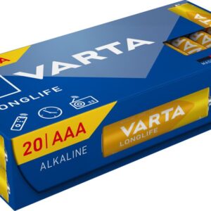 VARTA Longlife Alkaline AAA-batterier LR3, 20-pack