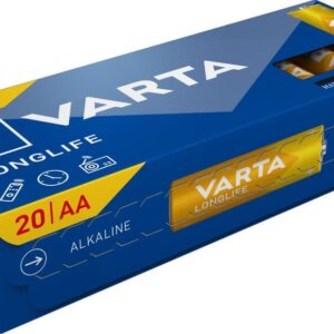 VARTA Longlife Alkaline AA-batterier LR06, 20-pack