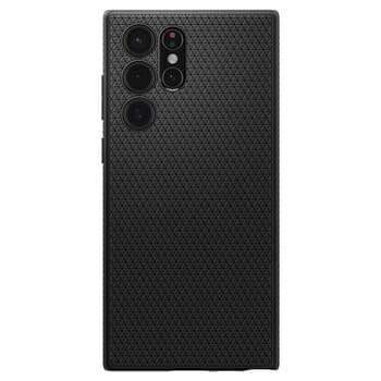 Spigen Liquid Air Skal för Galaxy S22 Ultra - Svart