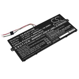 Batteri till Acer Chromebook Spin 311 CP311-3H-K2RJ m.fl.