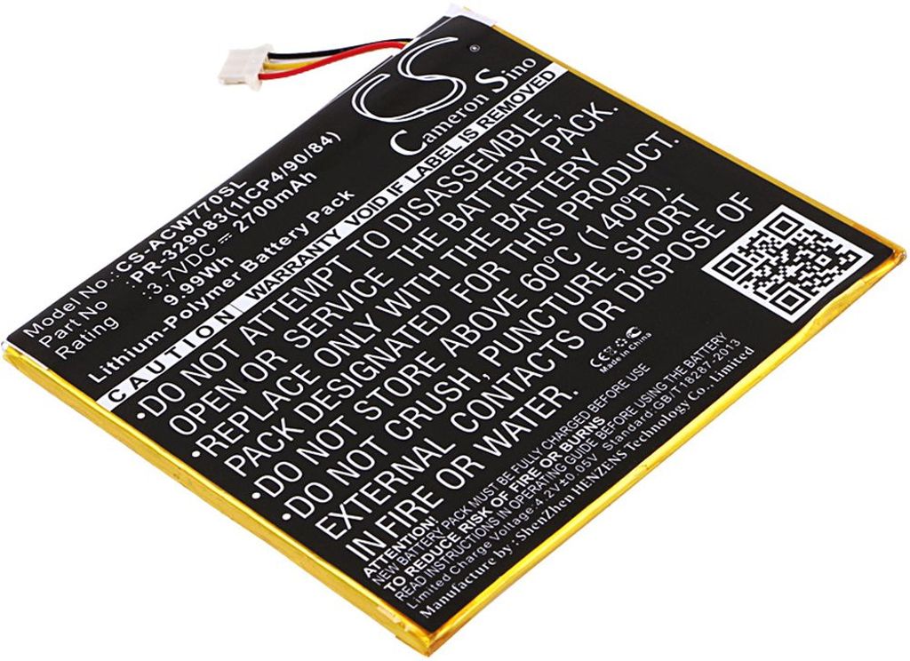 Batteri till Acer Iconia One 7 B1-770 m.fl.
