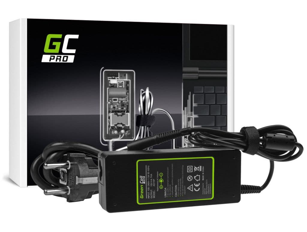 Green Cell PRO AC-adapter 19V, 4.74A för HP Pavilion, ProBook, Envy, etc