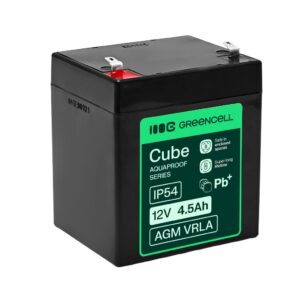 Green Cell AGM VRLA 12V 4.5Ah Underhållsfritt Batteri (90x70x106 mm)