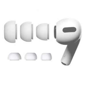 Öronproppar i silikon till Apple AirPods Pro 2 XS/S/L - Vit