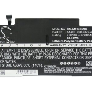 Batteri till Apple Macbook Air 13 2011-2012 A1405