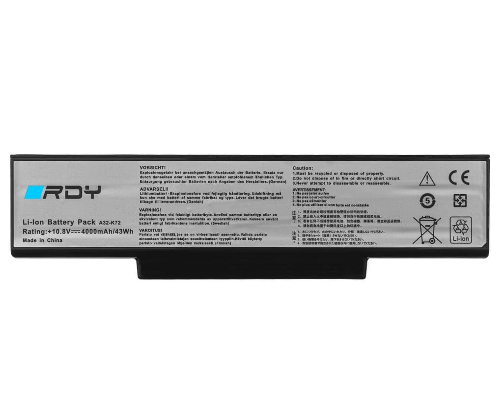 RDY Batteri A32-K72 till Asus N71 K72 K72J K72F K73S K73SV N71 N71J - Bild 3