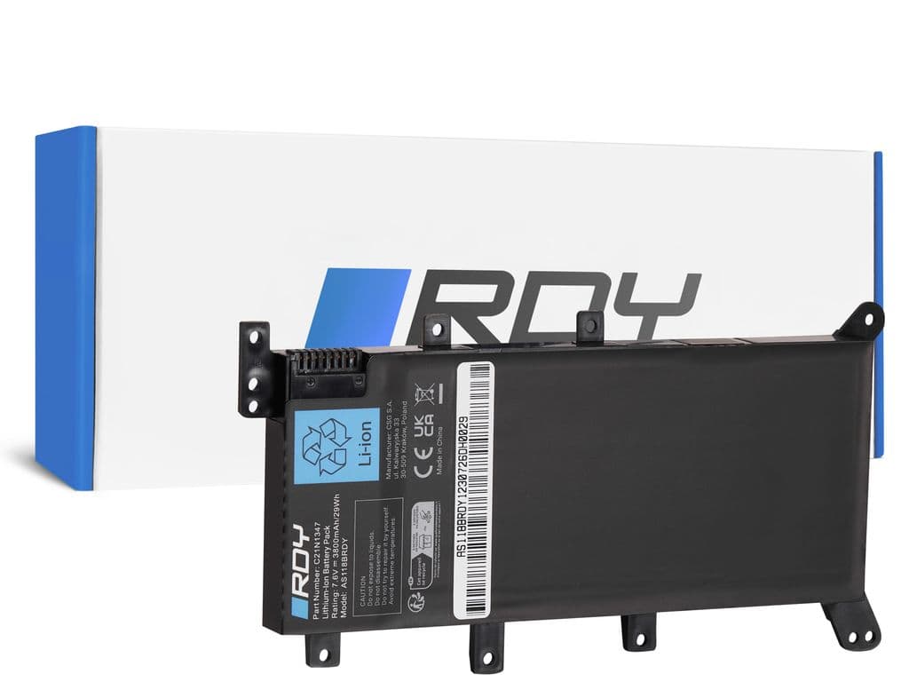 RDY Laptop Batteri C21N1347 till Asus A555 A555L F555 F555L F555LD K555 etc