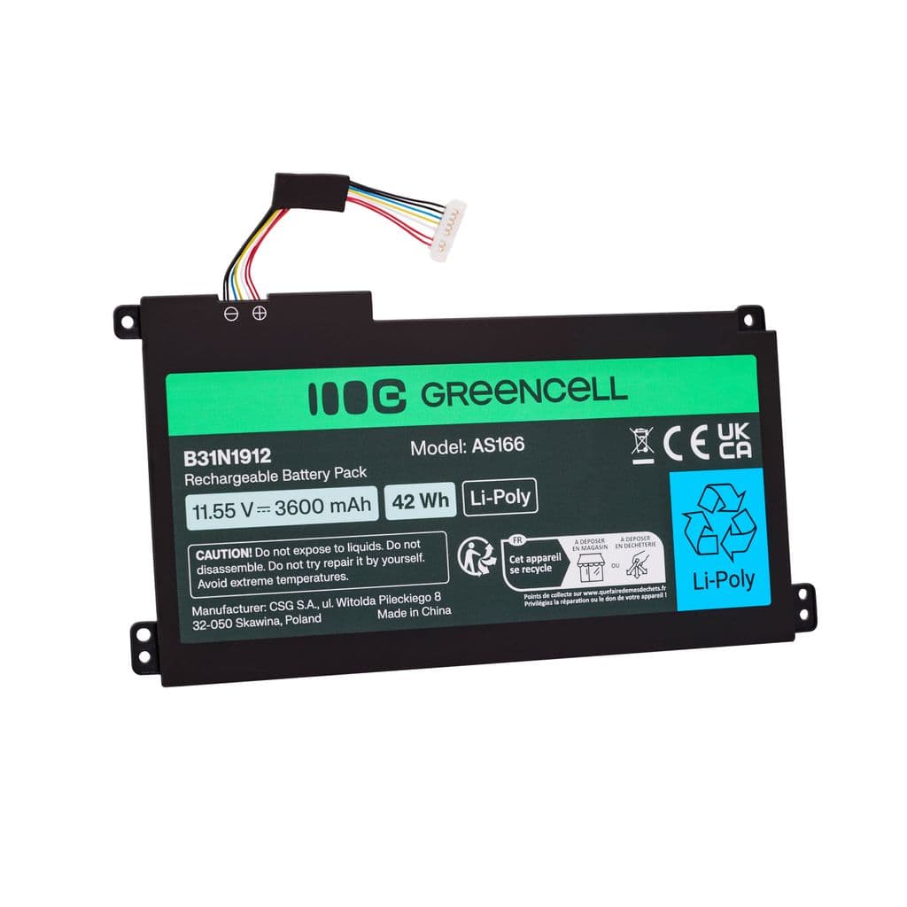 Green Cell Batteri till Asus C31N1912 / B31N1912 3HWPP ASUS VivoBook 14 - Bild 2