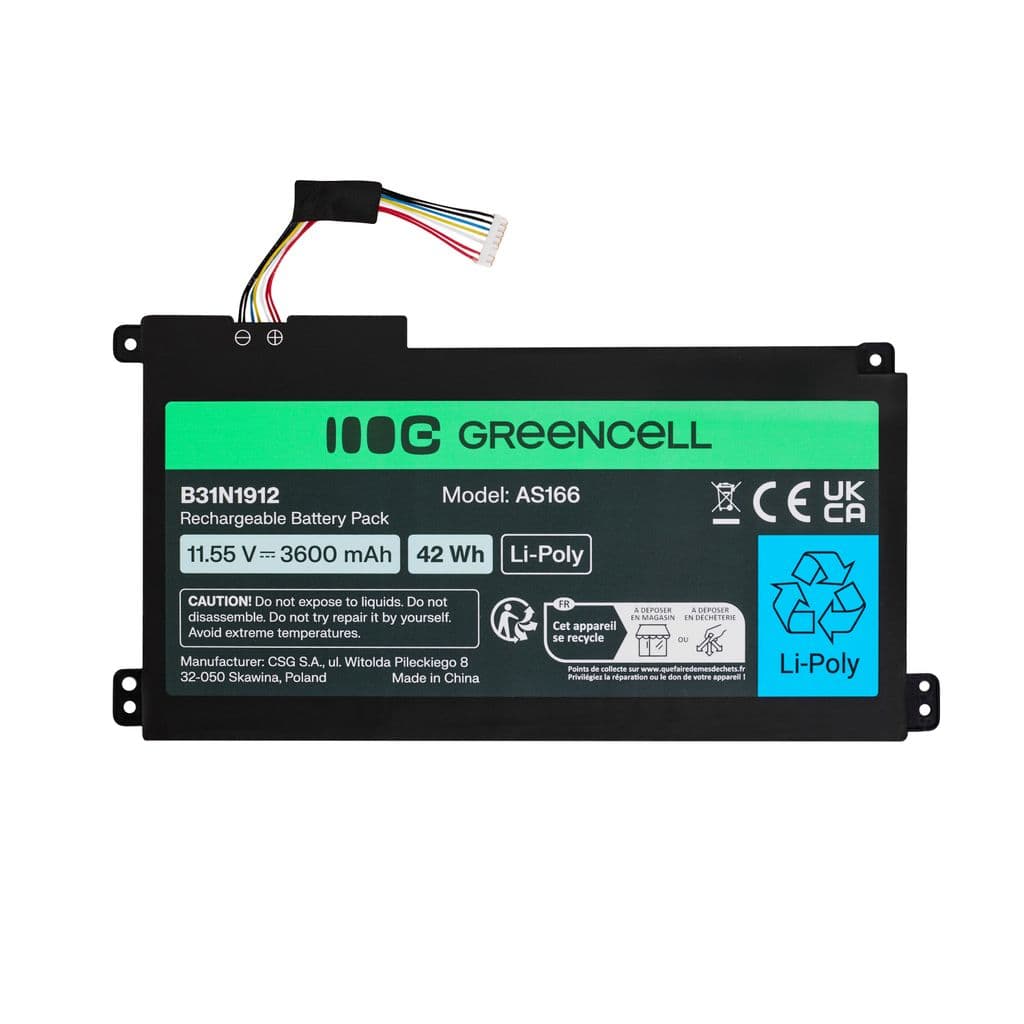 Green Cell Batteri till Asus C31N1912 / B31N1912 3HWPP ASUS VivoBook 14 - Bild 3