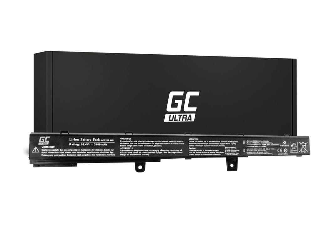 Green Cell ULTRA A31N1319 A41N1308 Batteri för Asus X551 & F551-serien