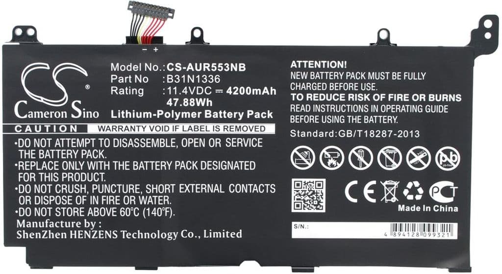 Batteri till Asus R553LF mfl