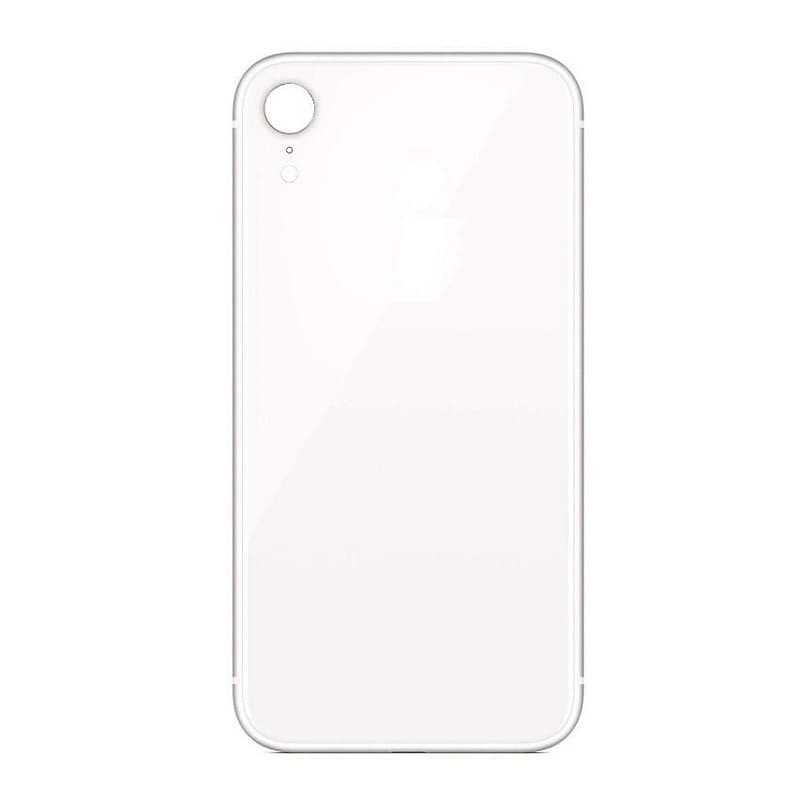 iPhone XR Baksida Glas - Vit