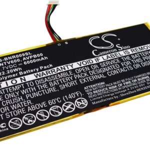 Batteri till Barnes & Noble BNTV600 mfl
