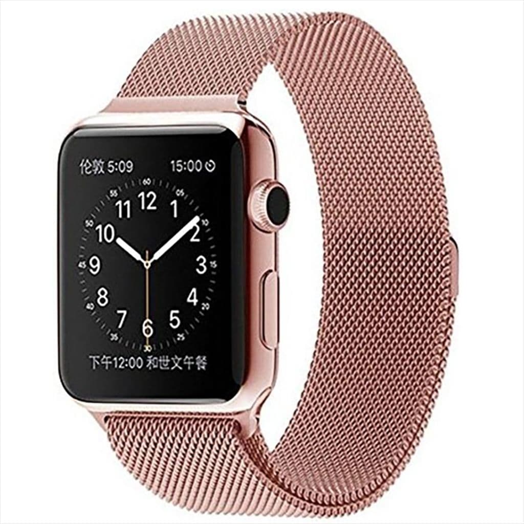 Apple Watch 38/40/41/42mm Milanese Klockarmband - Rosa