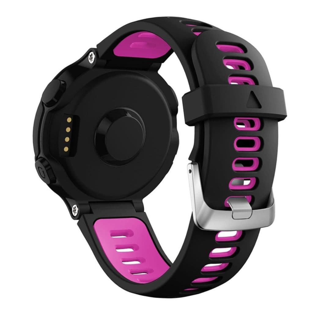 Garmin Forerunner 735 / 735XT Tvåfärgat klockarmband i silikon - Rosa