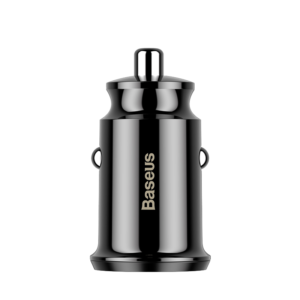 Baseus Grain Billaddare Dual USB - Svart