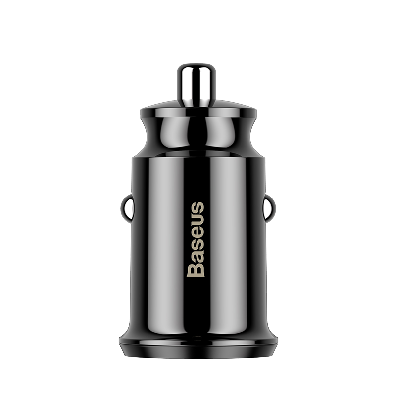 Baseus Grain Billaddare Dual USB - Svart